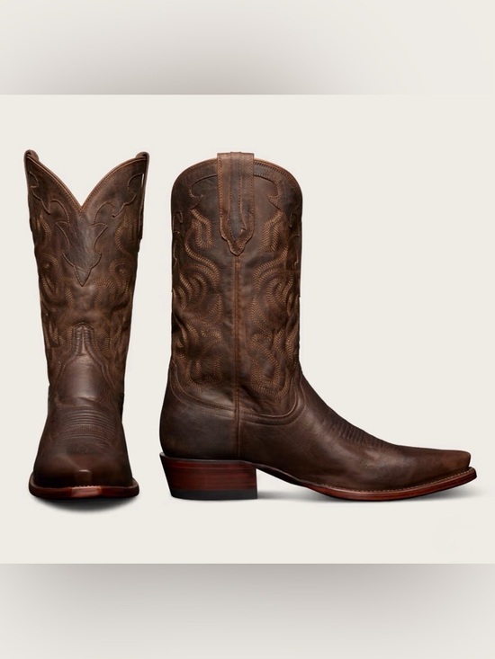 Tecovas Other - EUC Tecovas Garrett Cafe Snip Toe Handmade Cowboy Boots